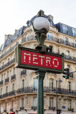 [8ea8f] *Download! Paris Metro Entrance Sign Journal: 150 Page Lined Notebook/Diary -  !ePub@