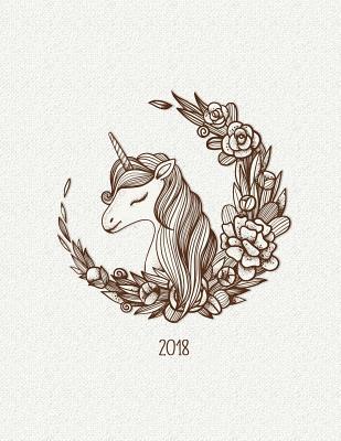 [558e7] ~R.e.a.d% Vintage Unicorn 2018 Weekly Monthly Planner: Calendar Organiser and Journal Notebook with Inspirational Quotes   to Do Lists with Unicorn Cover -  ^ePub^