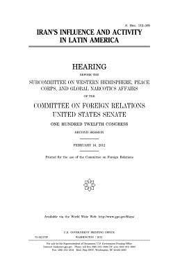 2b0a3] @D.o.w.n.l.o.a.d! Iran's Influence and Activity in Latin America - U.S. Congress ^e.P.u.b%