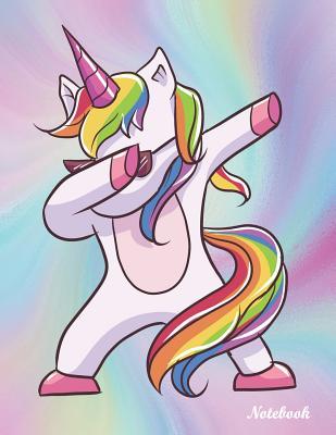 [d4ec1] ~Download^ Notebook: Blank Lined College Ruled Composition Notebook Journal Large Rainbow Dabbing Unicorn - Nifty Prints #e.P.u.b*