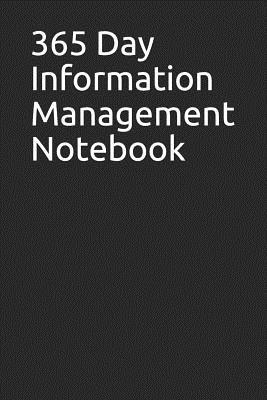 [e1972] ~Download! 365 Day Information Management Notebook: Blank Lined Journal -  !P.D.F@