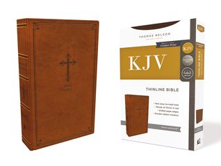 [c96d6] ~Download@ KJV, Thinline Bible, Leathersoft, Brown, Red Letter Edition, Comfort Print: Holy Bible, King James Version - Thomas Nelson ~ePub@