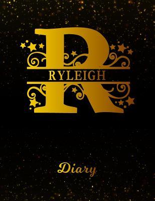 [19293] ~F.u.l.l.@ @D.o.w.n.l.o.a.d% Ryleigh Diary: Letter R Personalized First Name Personal Writing Journal Black Gold Glittery Space Effect Cover Daily Diaries for Journalists & Writers Note Taking Write about your Life & Interests -  #e.P.u.b*