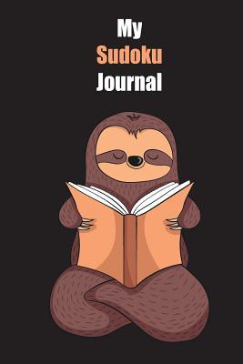 [3b6f0] %Read# My Sudoku Journal: With A Cute Sloth Reading, Blank Lined Notebook Journal Gift Idea With Black Background Cover - Slowum Publishing !PDF!