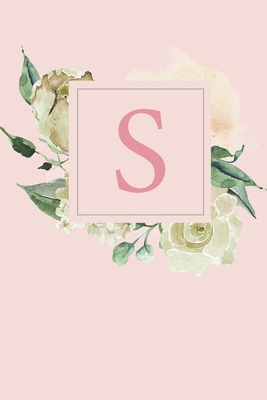 [14e98] @Full@ *Download# S: Pretty White Roses and Peonies Monogram Sketchbook 110 Sketchbook Pages (6 x 9) Floral Watercolor Monogram Sketch Notebook Personalized Initial Letter Journal Monogramed Sketchbook -  ~e.P.u.b^